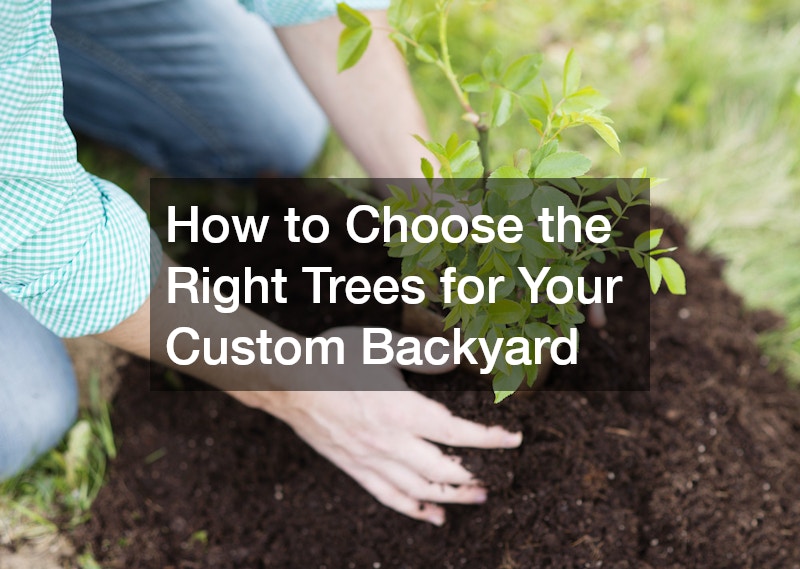 How to Choose the Right Trees for Your Custom Backyard